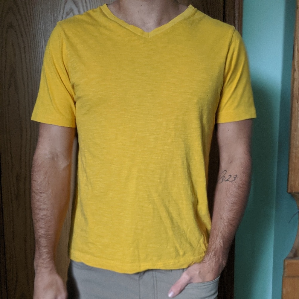 Mustard V neck